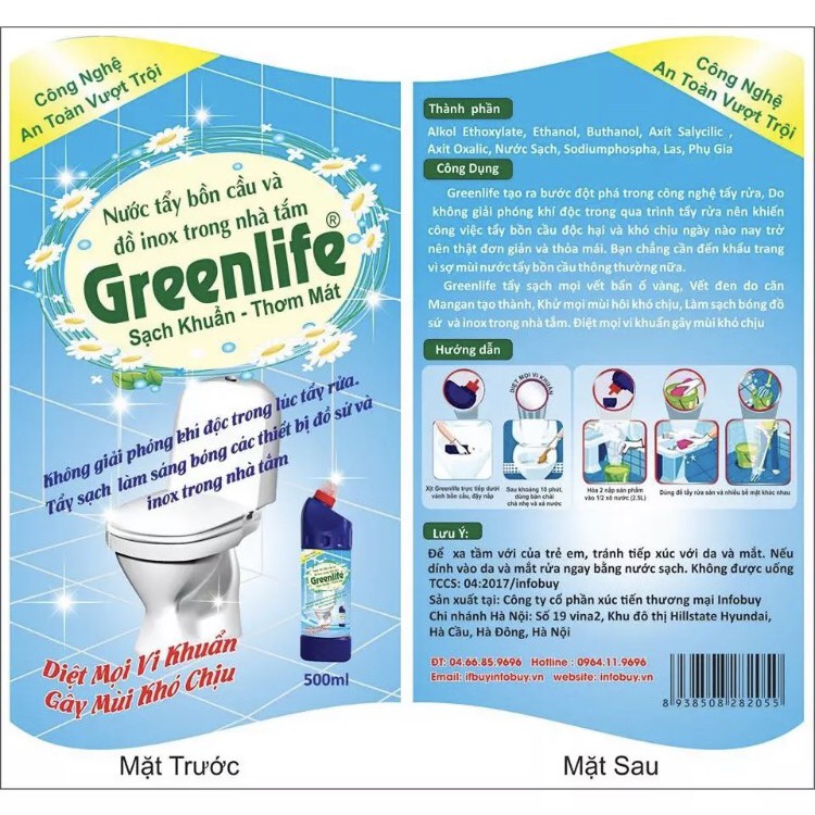 Nước giặt sinh học GREENLIFE 4 lít