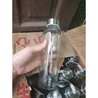 Bình thủy tinh có dây dung tích 500ml -bình đựng nước học sinh