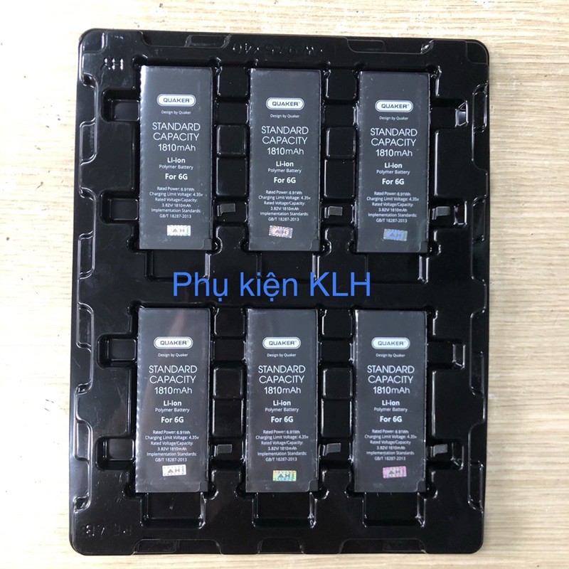 Pin iphone siêu trâu, pin cho ip5 ip6 ip6 plus ip7 ip8 dung lượng chuẩn như pin zin chính hãng quaker KLH Shop