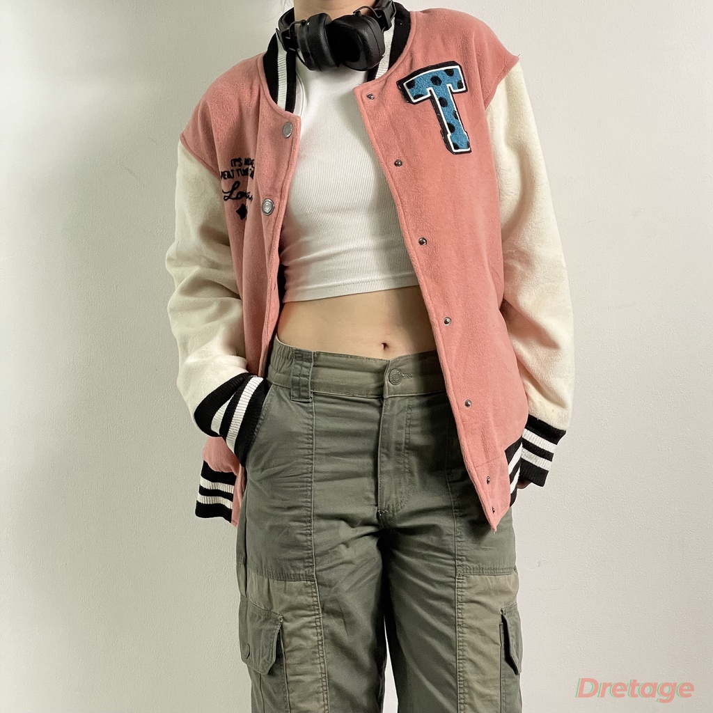 ÁO KHOÁC BÓNG CHÀY VARSITY JACKET LOVE TOXIC