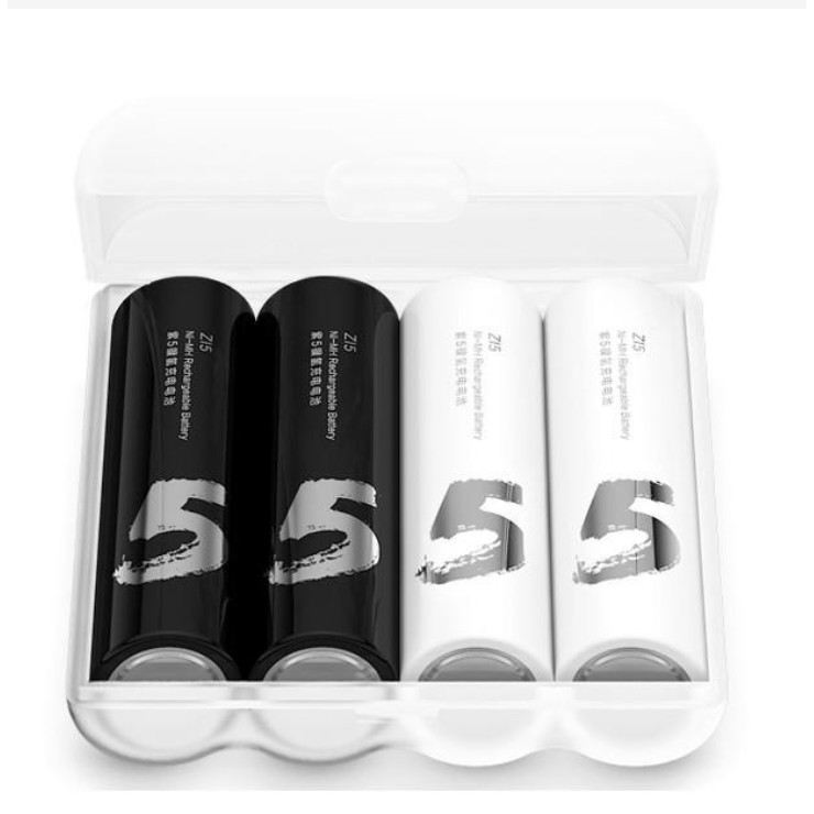 4 viên Pin tiểu pin đũa sạc nhiều lần AA ,AAA Xiaomi Rechargeable Batteries ZI5 / ZI7