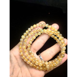 Vòng nguyên khối tóc vàng quấn 3 size 4-5 li chuẩn lên tóc, hàng đẹp