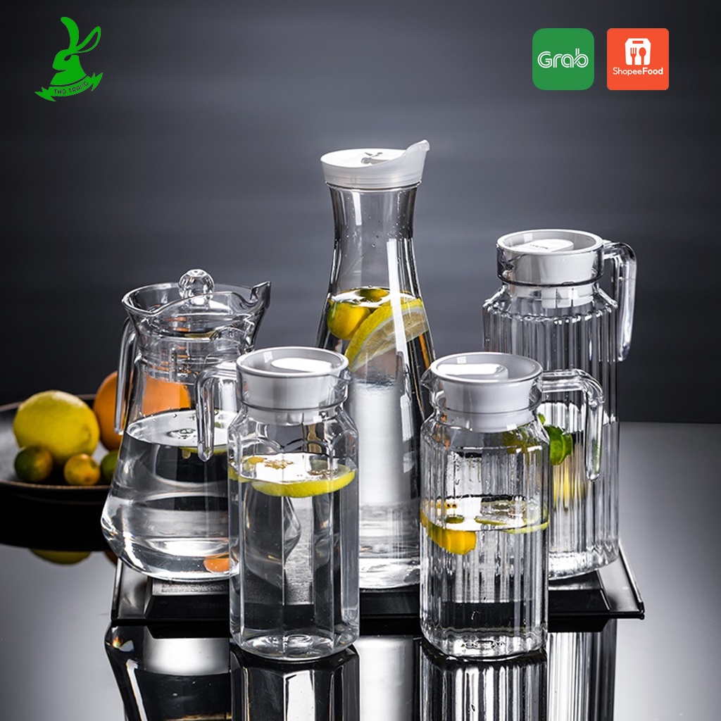 Bình Nước Nhựa Trong Acrylic Cao Cấp Fataco Việt Nam Đa Dạng Mẫu Đủ Size