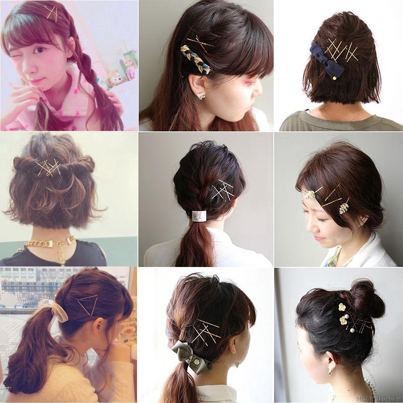 Set 24 kẹp tóc kiểu dáng đơn giản tiện dụng dành cho nữ