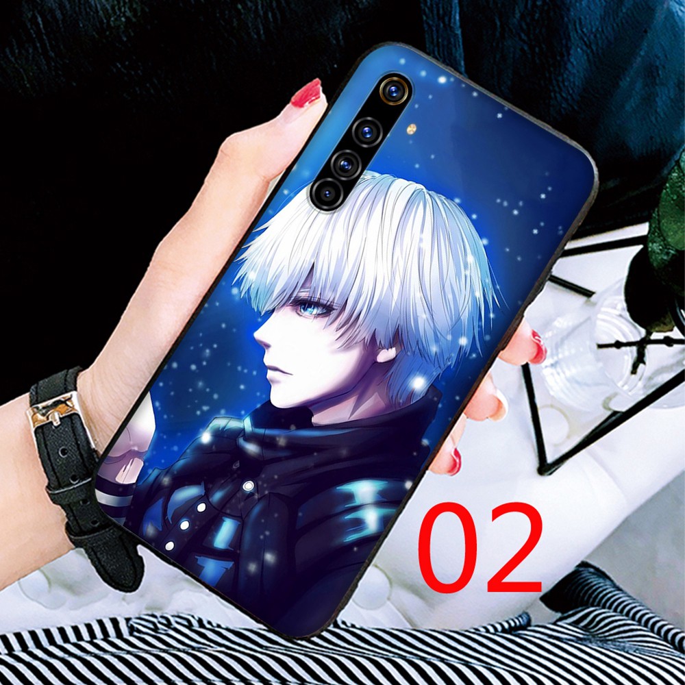 Ốp Lưng Silicone In Hình Tokyo Ghoul Cho Realme X2 Xt X7 7i 8 Gt Neo C20 C21 Pro