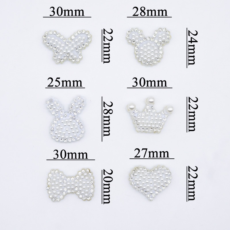 Set 15 Miếng Vá Trang Trí Quần Áo Hình Bướm