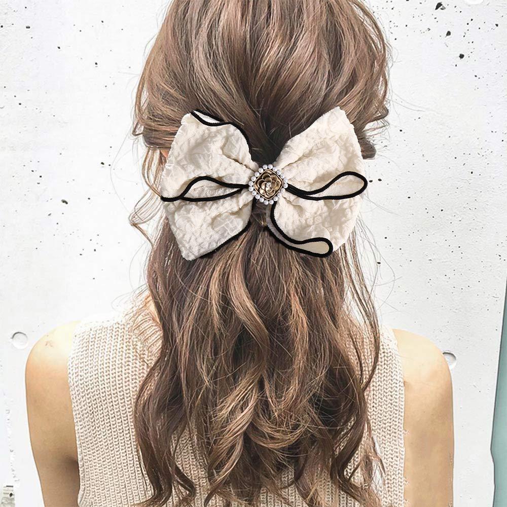 Kẹp Tóc Hình Nơ Phong Cách Hàn Quốc Sang Trọng