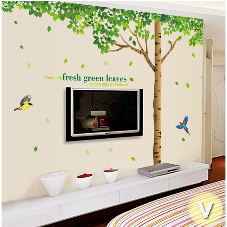 Decal dán tường Cây cổ thụ size to