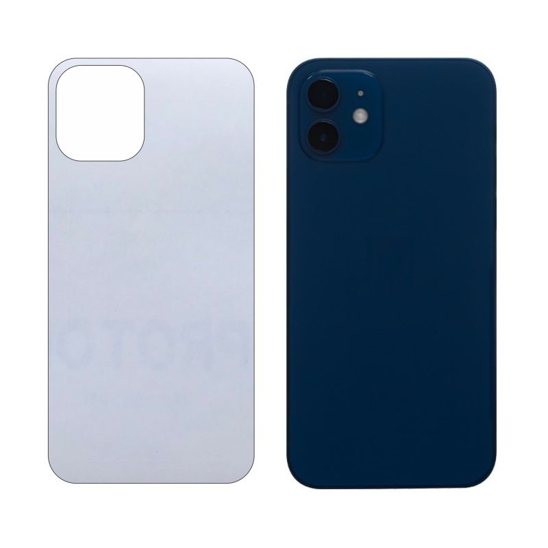 Miếng Dán Lưng iPhone 12 Decal Trong Nhám Chống Vân Tay Proton