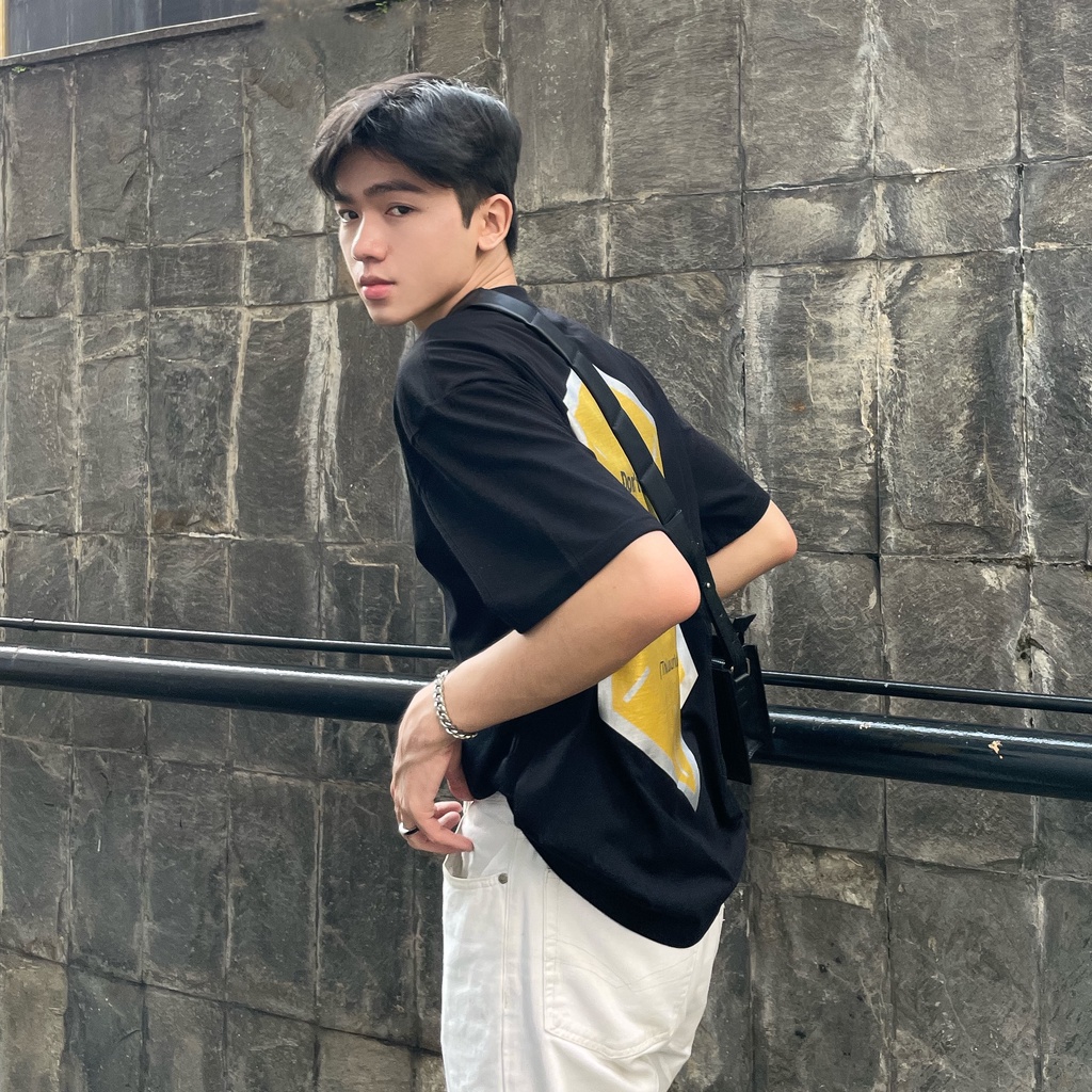 Áo Khoác Hoodie Nỉ Bông, Áo Thun Unisex Màu Đen In Nhũ Oversize