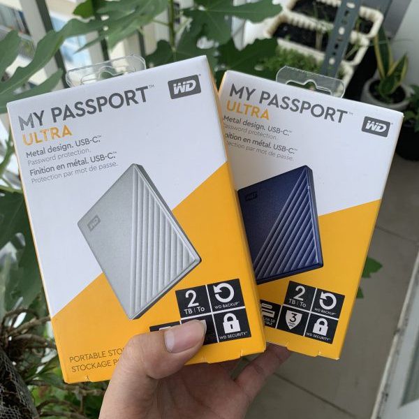 Ổ Cứng Di Động WD My Passport Ultra 2TB ver 2019 USB type-C