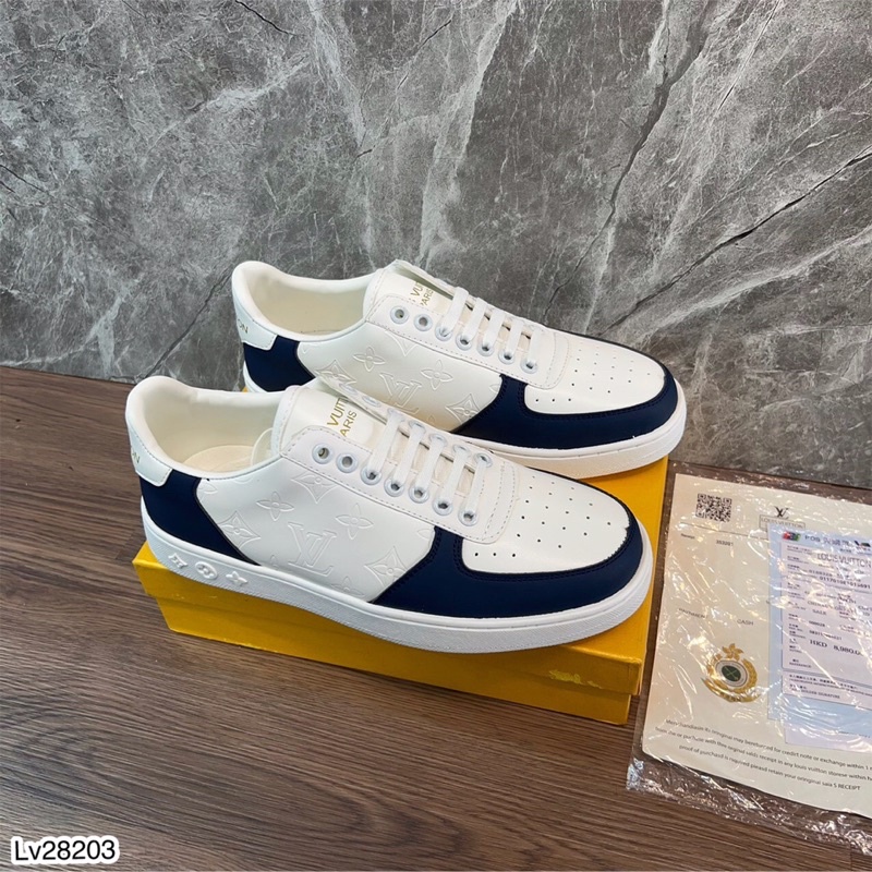 Giày Sneaker LV Nam Hoạ Tiết Siêu Đẹp - Giày Nam LV Phối Màu Cao Cấp