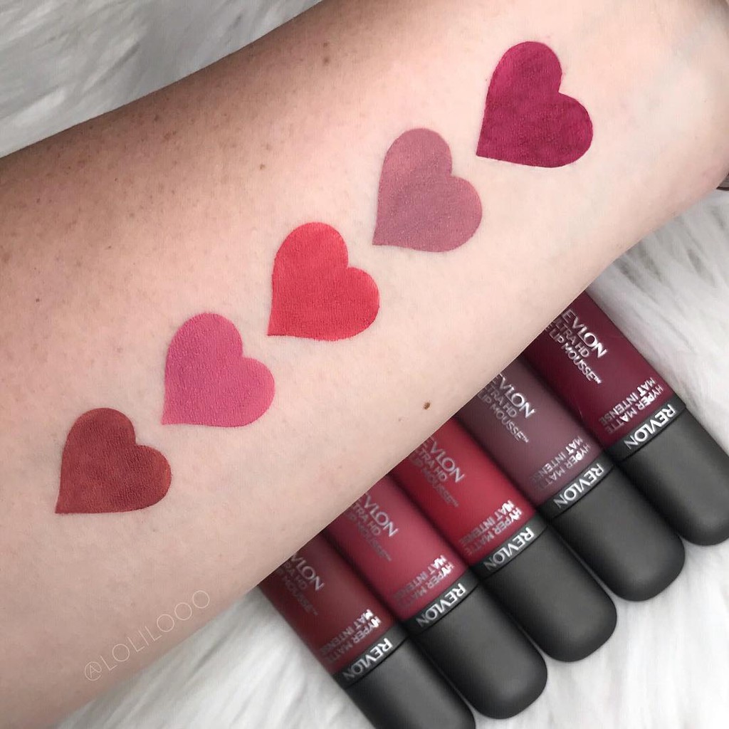 Son siêu lì lâu trôi Revlon Ultra HD Matte Lip Mousse Hyper Matte