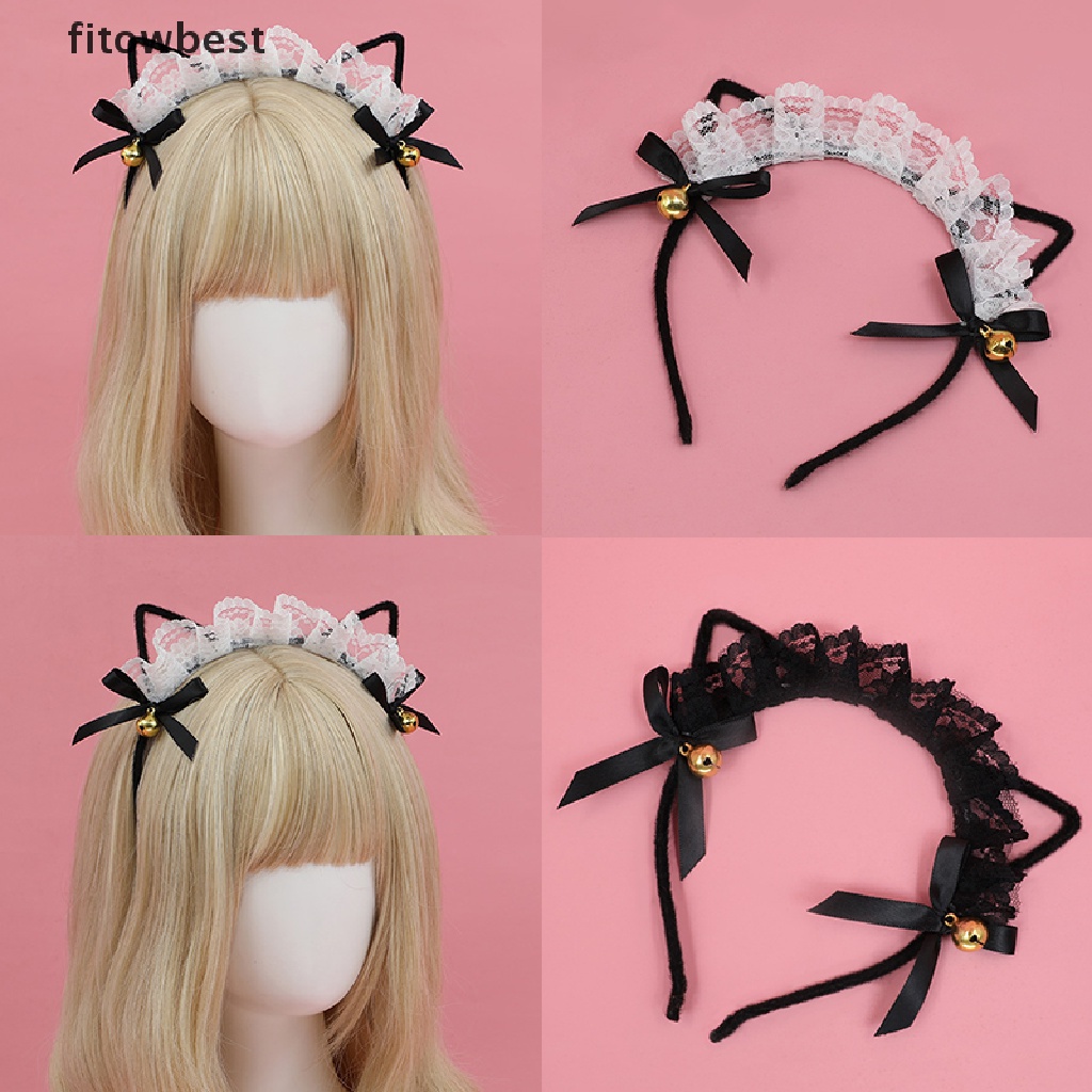 Cài tóc tai mèo GJCUTE dễ thương phong cách lolita