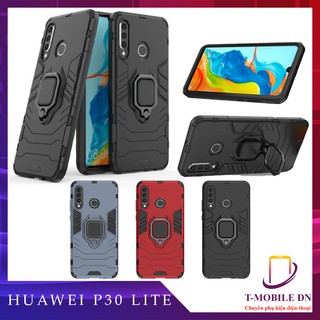 Ốp lưng Huawei P30 Lite,🔥FREESHIP🔥Ốp iron man chống sốc kèm nhẫn iring chống xem video bảo vệ camera Huawei P30 Lite
