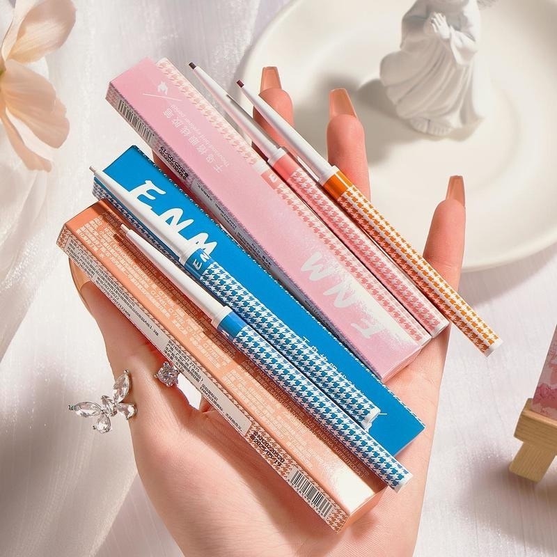 Bút Kẻ Mắt Dạng Gel 5 Màu Siêu Mịn Nhanh Khô Chống Thấm Nước Chống Mồ Hôi Lâu Trôi Không Phai Màu