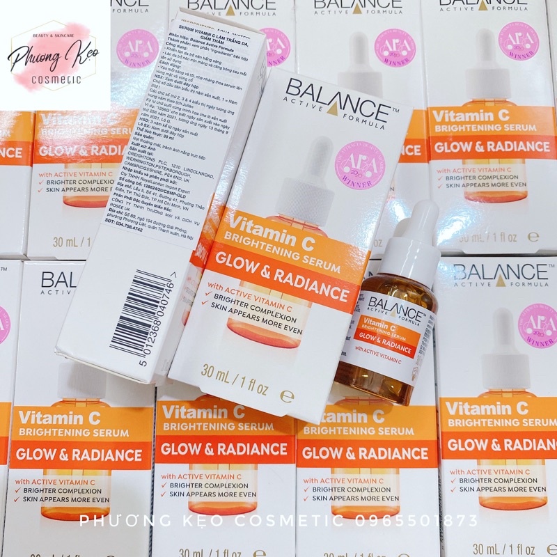 [ HÀNG CÓ SẴN] Tinh chất Balance Active Formula Serum 30ml