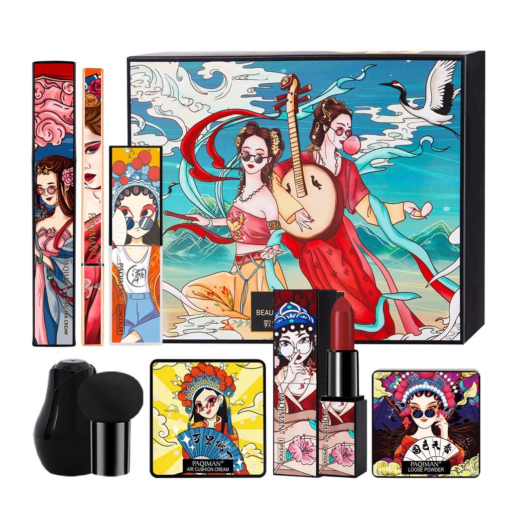 [ BỘ QUÀ TẶNG ] Set Makeup Tiên Nữ Paqiman 7 Món