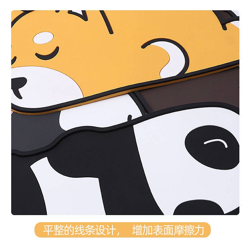 Thảm để đồ phụ kiện trang trí chịu nhiệt cao chống trượt hoạt hình để bảng điều khiển xe ô tô WBP9