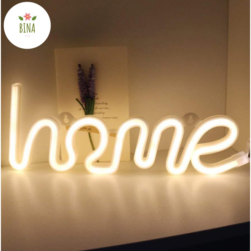 [Mã LIFEHOT1505 giảm 10% đơn 99K] Đèn led neon trang trí phòng, decor phòng ngủ - Thích hợp làm đèn decor - Tặng kèm pin