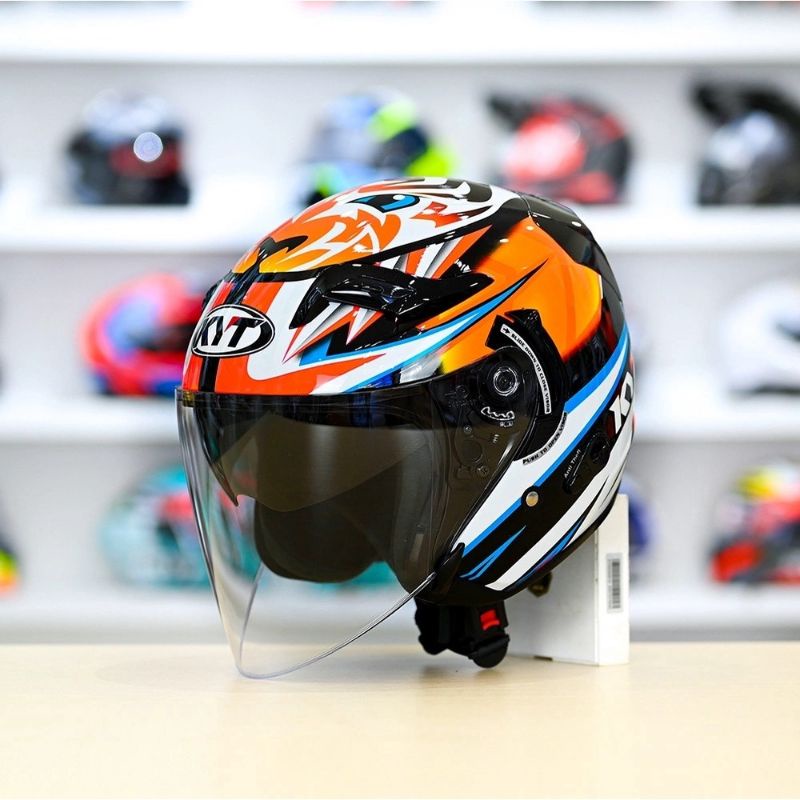 Nón KYT Venom Bassani 3/4 - 2 kính