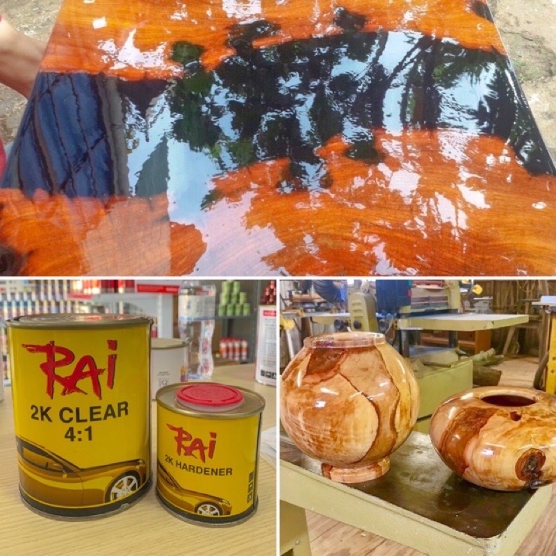 Sơn bóng 2K RAI (2 thành phần)