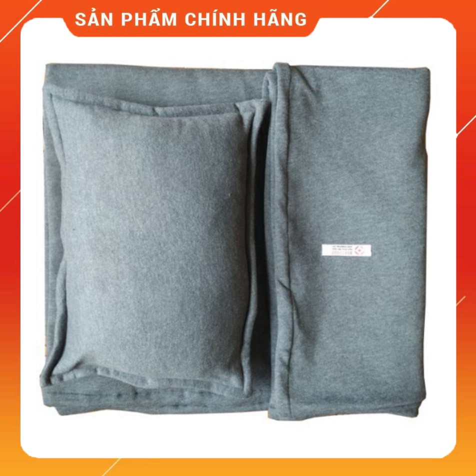 Set chăn gối nỉ văn phòng Nhật Pháp cao cấp 1.7m x 2m