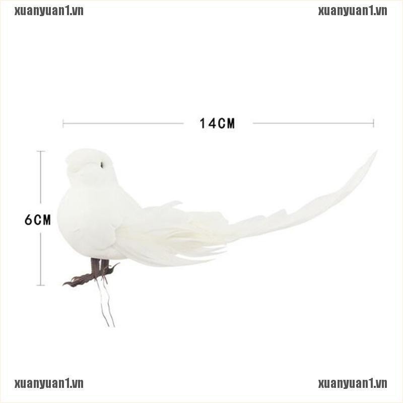 1 Chú Chim mini Bằng Xốp Nhân Tạo Trang Trí mini 1 Cái