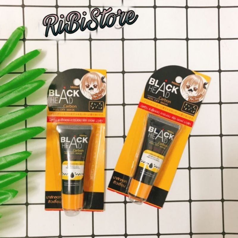 Gel Lột Mụn Đầu Đen Thái Mistine Blackhead Carbon Peel Off Mask