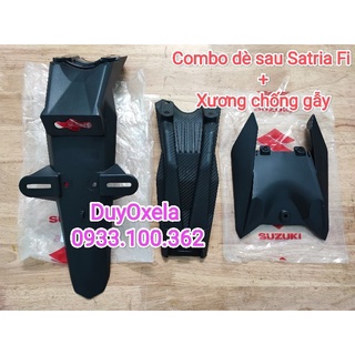 Bộ 3 món dè sau Satria Fi + xương dè chống gãy