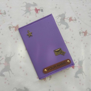 Bao passport in tên của bạn (Màu tím)