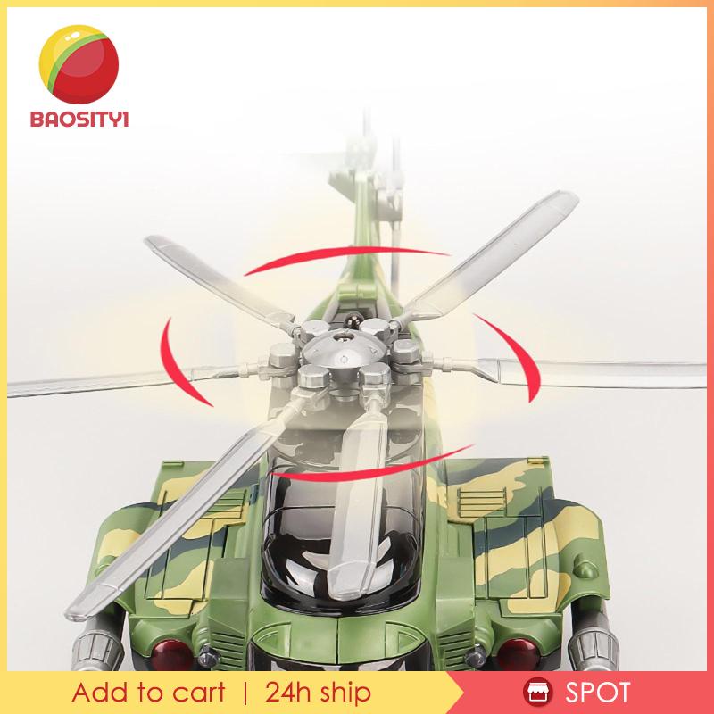 Máy Bay Trực Thăng Đồ Chơi Có Đèn Led Baosity1 Cho Bé Trai
