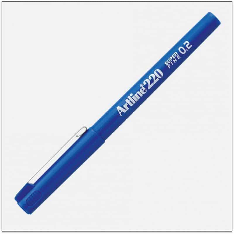 Bút lông kim Artline EK-220 Super Fine Pen, 0.2mm