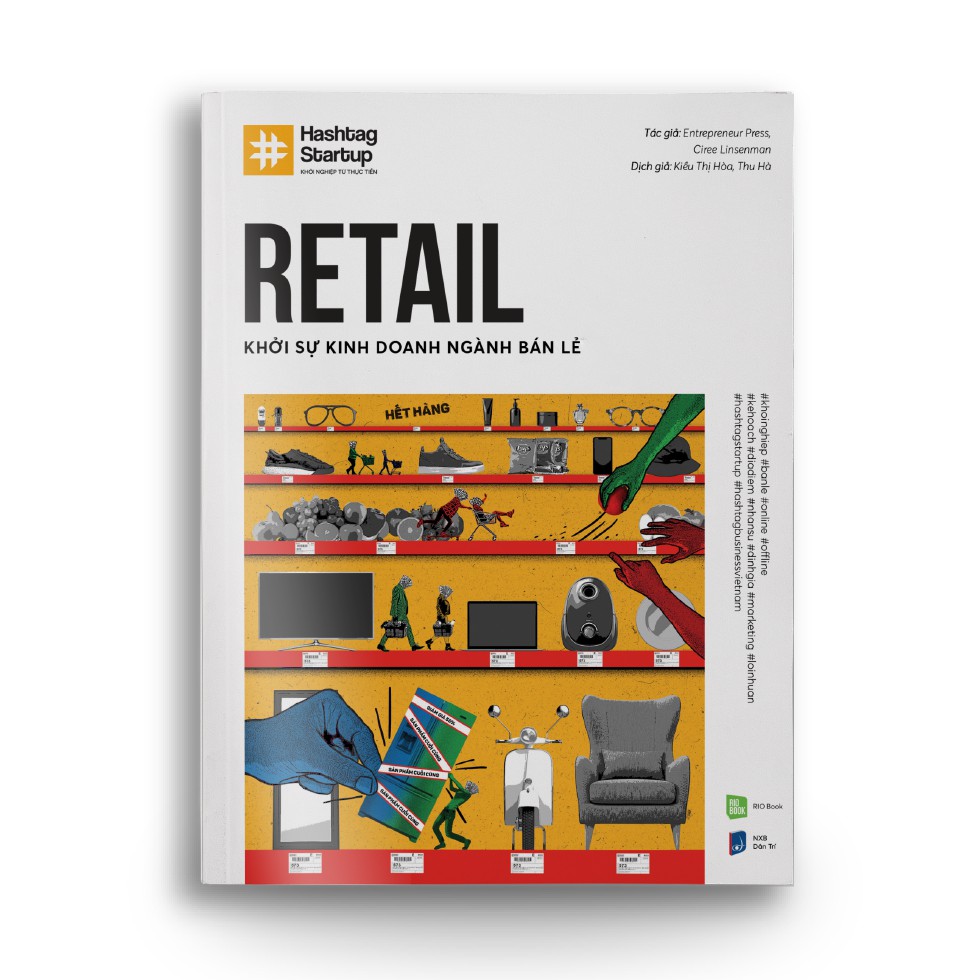 Sách - Hashtag No.3 Retail - Khởi sự kinh doanh ngành bán lẻ