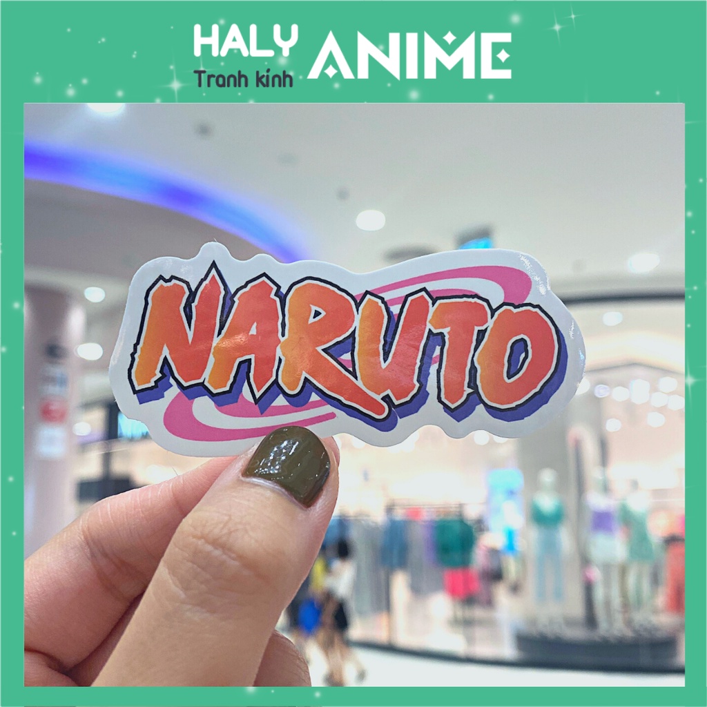 Hình dán sticker anime NARUTO, Set 50 stiker cute, dễ thương dán mũ bảo hiểm, vali, laptop, chống nước, chống bay màu.