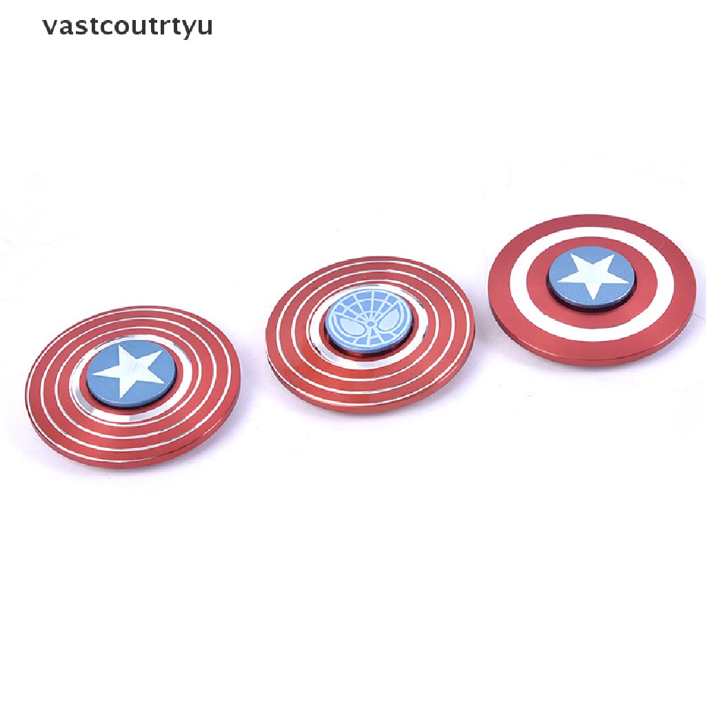 Con Quay Đồ Chơi Spinner BằNg HợP Kim, HìNh Khiên Captain America