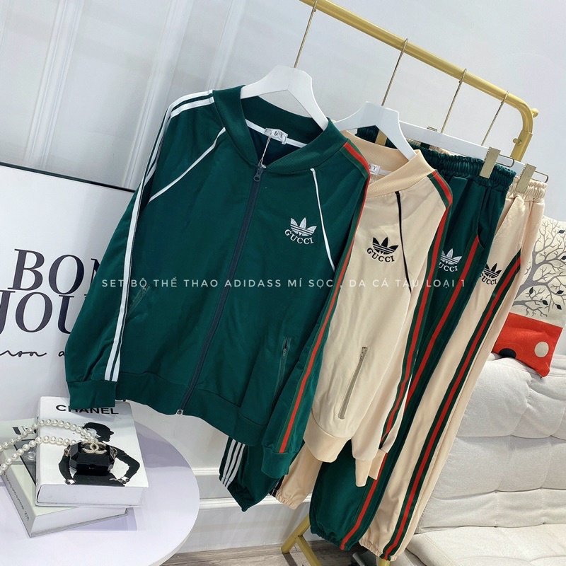 SET BỘ THỂ THAO THU ĐÔNG NỮ AD PHỐI SỌC SANG CHẢNH SIÊU HOT