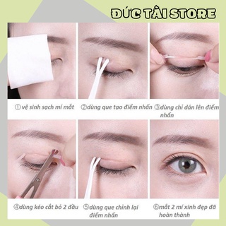 SET 208 SỢI CHỈ KÍCH MÍ TẶNG KÈM KÉO VÀ QUE NHẤN MÍ 88039 Đức Tài