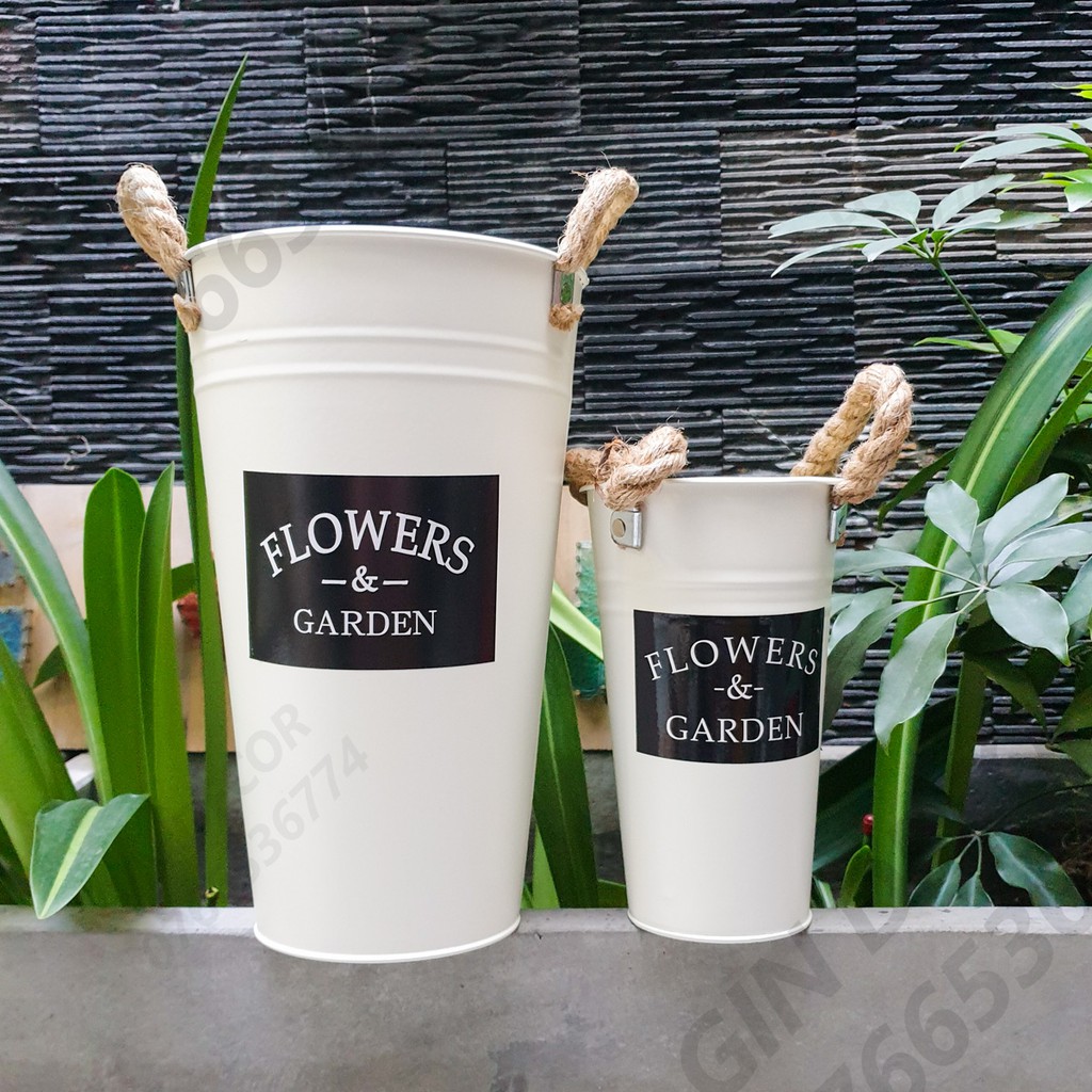 [Mã LIFE10K15 giảm 10K đơn 20K] Bình bông lọ hoa Flowers &amp; Garden (cao 20cm / 30cm, hàng có sẵn)