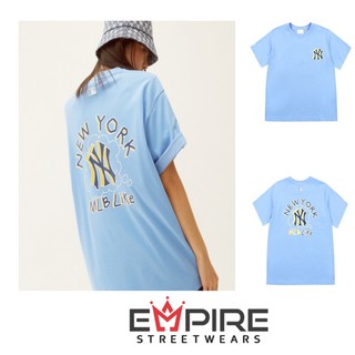 Áo Phông Unisex  M.L.B Like New York - Blue FULL TEM TAG