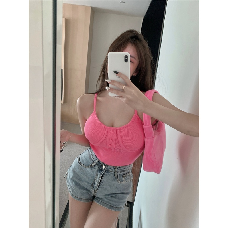 Áo Hai Dây Màu Sắc Thời Trang Mùa Hè Quyến Rũ Dễ Phối Đồ