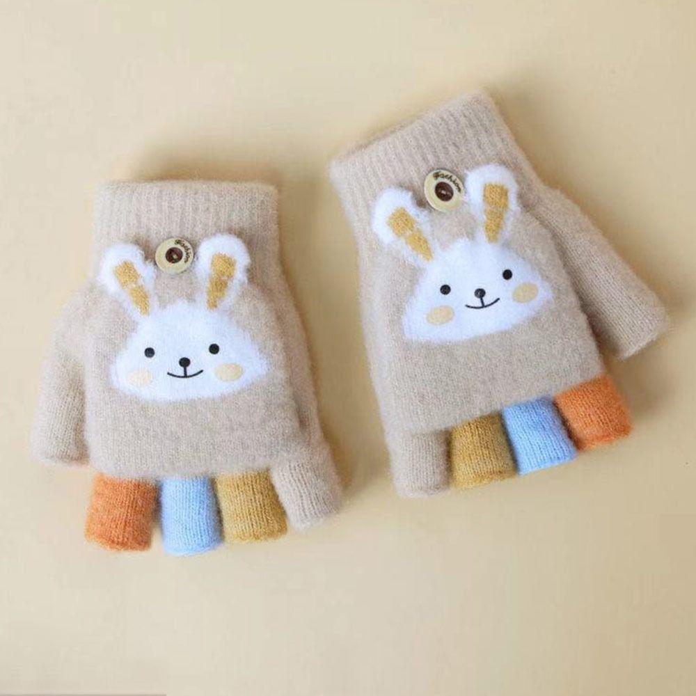 Găng Tay Dày Mềm Mại Giữ Ấm Cho Bé 1-6 Tuổi