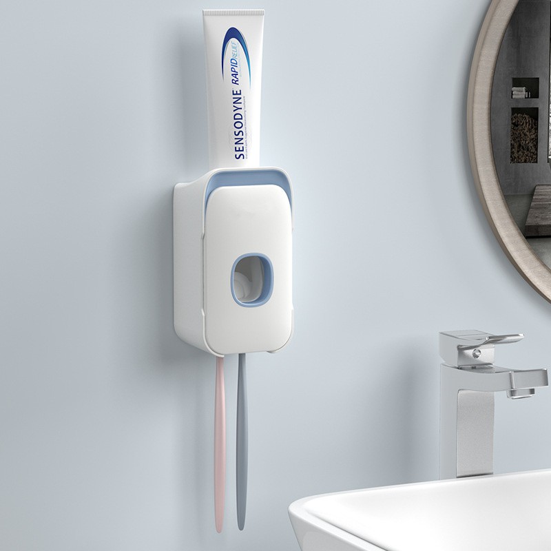 OUSUWO Dụng cụ tự động bóp kem đánh răng Phong cách Bắc Âu chất liệu thân thiện với môi trường đơn giản cho phòng tắm