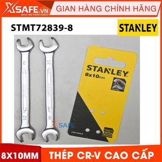 Cờ lê 2 đầu miệng stanley stmt72839-8 8x10mm thép cr-v cao cấp, cứng cáp, chống gỉ sét, tay cầm vừa vặn chống trơn trượt