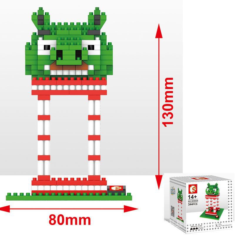 Bộ Đồ Chơi Lắp Ráp Angry Bird Sáng Tạo Cho Bé