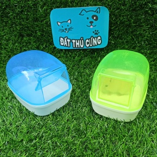 Nhà tắm hamster cửa tự động hạn chế tối đa cát văn ra ngoài
