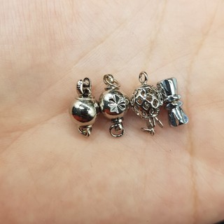 Charm Khóa dùng để Chốt vòng - Mỹ ký (tỉ lệ bạc 5%)