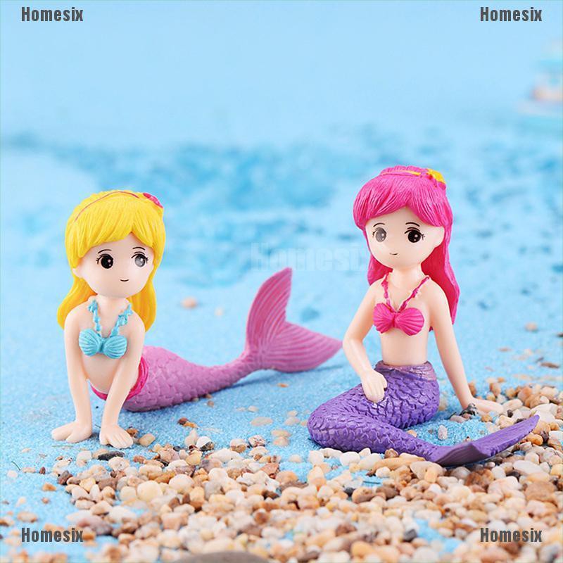 [HoMSI] Mermaid DIY Mini Miniature Figurine Garden Dollhouse Decor Micro Landscape SUU