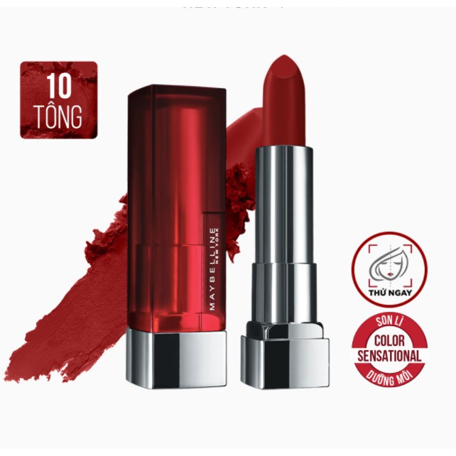 Son Lì Mịn Môi Dưỡng Môi Maybelline New York Color Sensational Creamy Matte 3.9g - Mỹ Chính Hãng