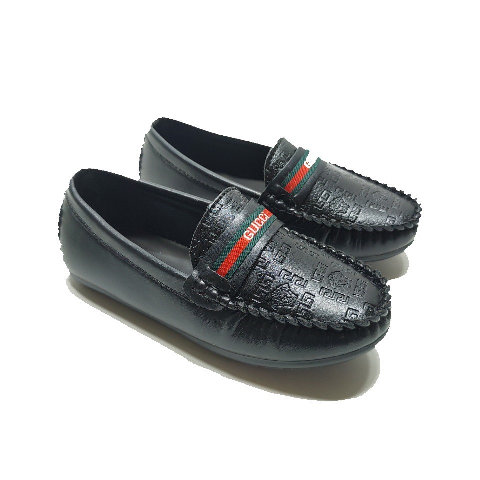 Giày lười cho bé trai chất da mềm êm chân thoải mái [ size 21 đến 35]